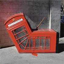Vandalised Phone Box - Banksy