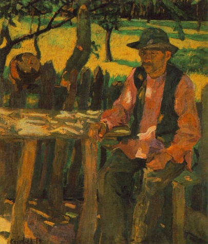 Sitting Peasant, 1904 - Béla Czóbel