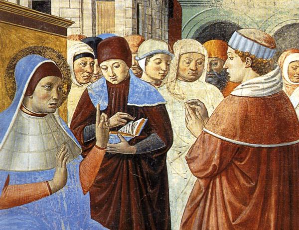 Scenes with St. Ambrose (detail), 1464 - 1465 - Benozzo Gozzoli