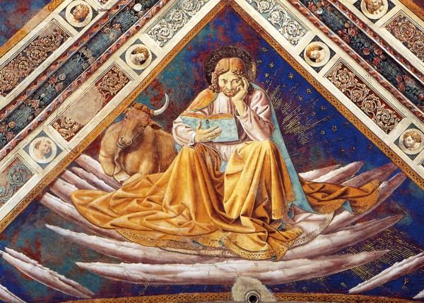 St. Luke (detail of The Four Evangelists), 1464 - 1465 - Беноццо Гоццоли