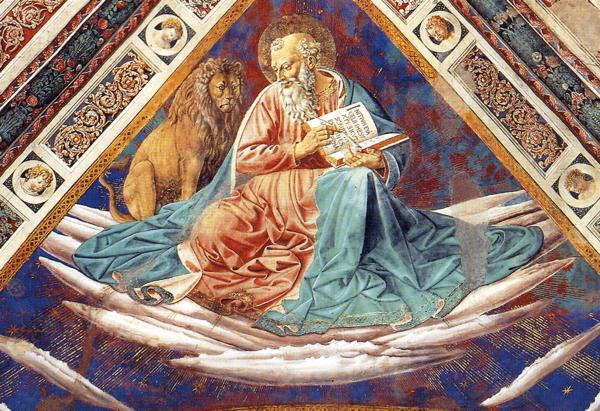 St. Mark (detail of The Four Evangelists), 1464 - 1465 - Benozzo Gozzoli