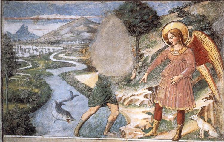 Tobias and the Fish, 1464 - 1465 - Benozzo Gozzoli