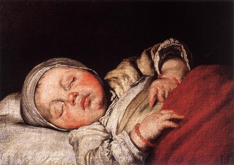Sleeping Child - Bernardo Strozzi