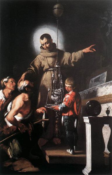 The Miracle of St. Diego of Alcantara, 1625 - Бернардо Строцці