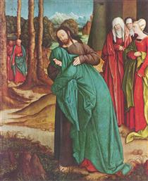 Christ Taking Leave of His Mother - Бернхард Штригель