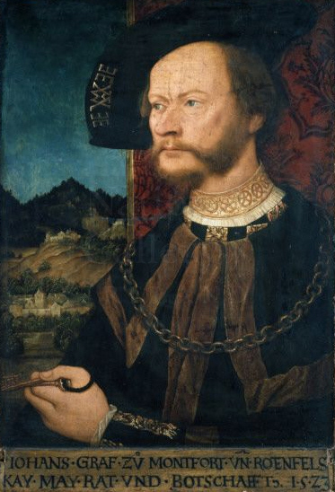 Portrait of Count Johann II, Count of Montfort and Rothenfels, 1523 - Бернхард Штригель