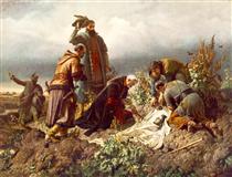 Discovery of the Body of King Louis the Second - Берталан Секей