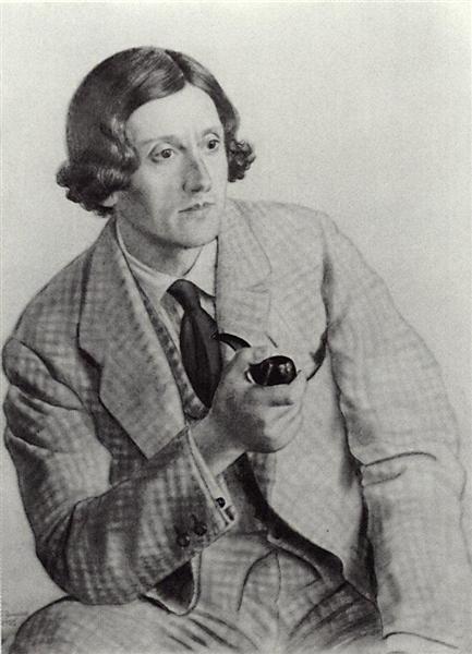 Portrait of Isaak Izrailevich Brodsky, 1920 - Boris Michailowitsch Kustodijew
