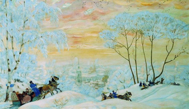 Shrovetide, 1916 - Борис Кустодієв
