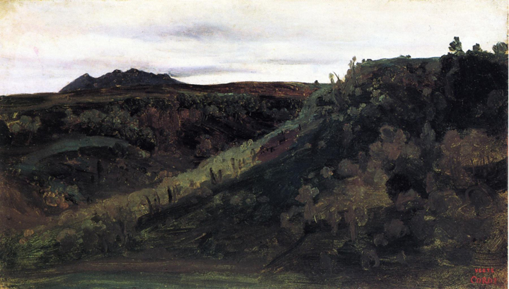 Mount Soracte, 1826 - 1827 - Jean-Baptiste Camille Corot