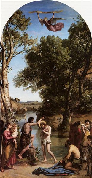 Крещение Христа, 1845 - 1847 - Камиль Коро