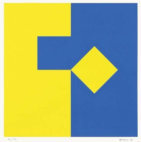 Disloziertes Quadrat, 1974 - Camille Graeser