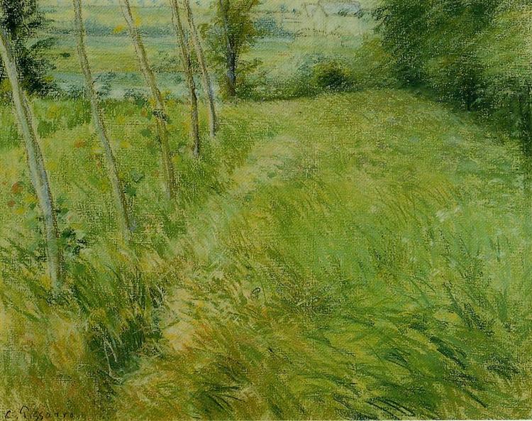 Landscape at Pontoise, c.1882 - Камиль Писсарро