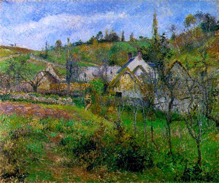 Le Valhermeil, near Pontoise, 1880 - Камиль Писсарро