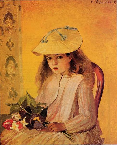 Portrait of Jeanne, 1872 - Camille Pissarro