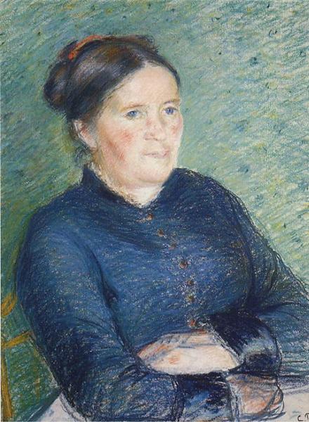 Portrait of Madame Pissarro, 1883 - 卡米耶·畢沙羅
