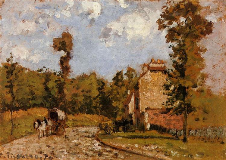 Road in Port Maryl, 1872 - Camille Pissarro