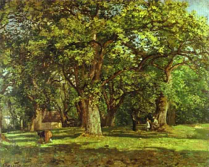 The Forest, 1870 - Камиль Писсарро