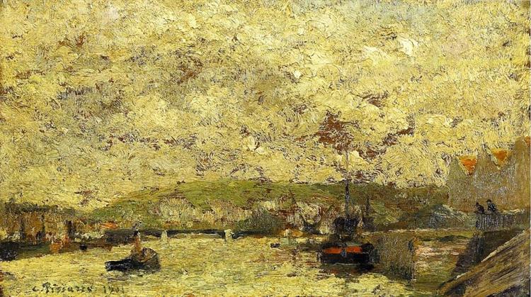 The Seine at Rouen, 1901 - Camille Pissarro