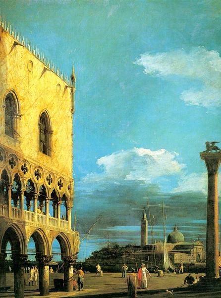 The Piazzetta Looking South, 1727 - Canaletto