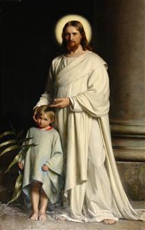 Christ and Child - Carl Heinrich Bloch