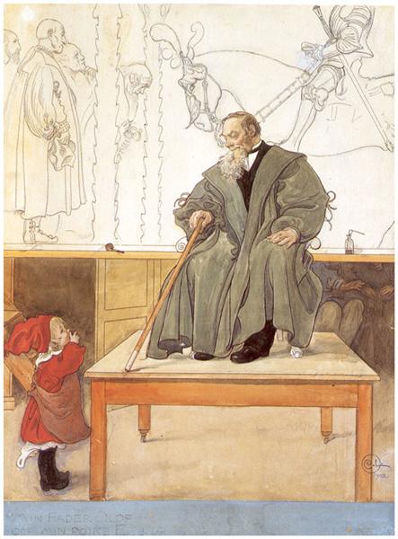 Abuelo with Esborjn, 1902 - Carl Larsson