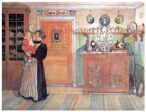Between Christmas and New Aсo - Carl Larsson