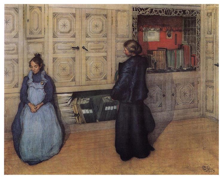 Mother and Daughter, 1903 - Carl Larsson