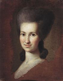 Portrait of a Woman - Carl-Ludwig Johann Christineck