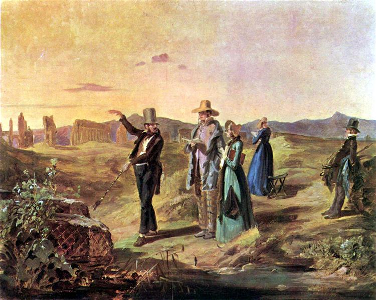 Englishman in the Campagna, c.1845 - Carl Spitzweg