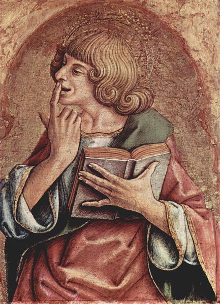 Saint John the Evangelist, c.1475 - Карло Крівеллі
