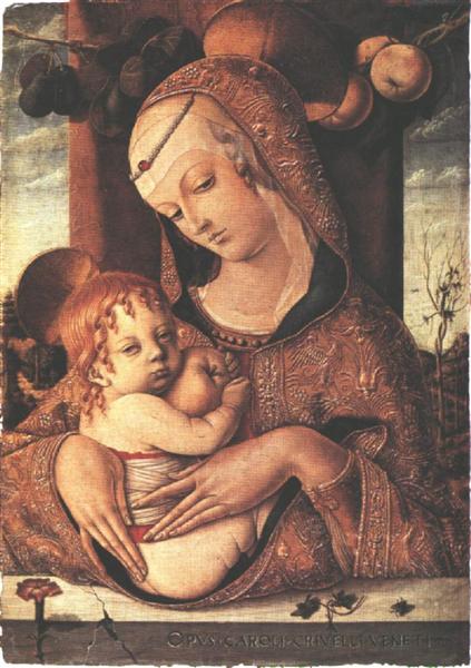 Virgin and Child, c.1480 - Carlo Crivelli