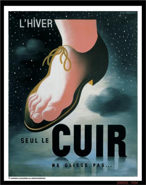 Le Cuir, 1934 - Cassandre
