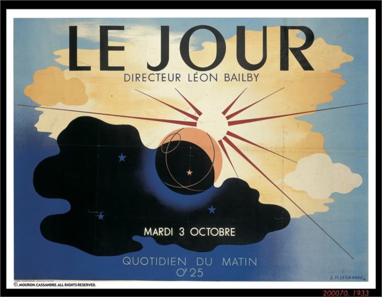 Le Jour, 1933 - Кассандр
