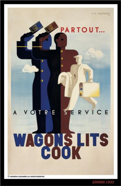 Wagons Lits Cook, 1933 - Cassandre