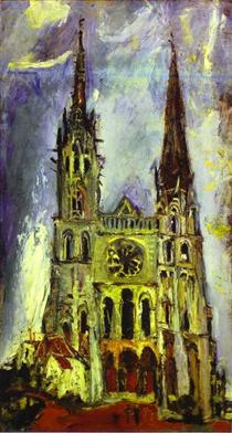 Chartres Cathedral - Chaim Soutine