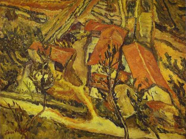 Landscape, c.1918 - 柴姆‧蘇丁