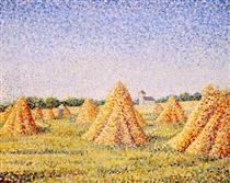 The Harvest - Charles Angrand