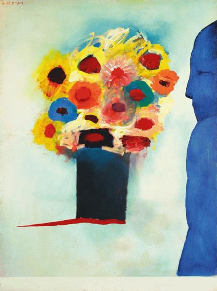 Figure and Flowers, 1967 - Charles Blackman