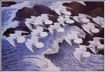 Black-headed Gulls - Charles Tunnicliffe