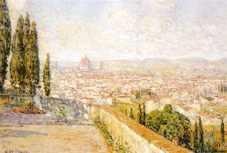 View of Florence from San Miniato - Childe Hassam