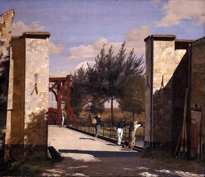The North Gate of the Citadel, 1834 - Christen Købke
