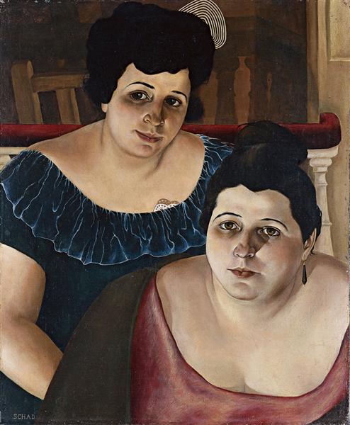 Maria and Annunziata 'from the Harbour', 1923 - Christian Schad