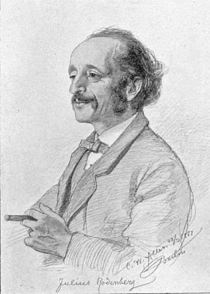 Portrait of Julius Rodenberg, 1889 - Christian Wilhelm Allers