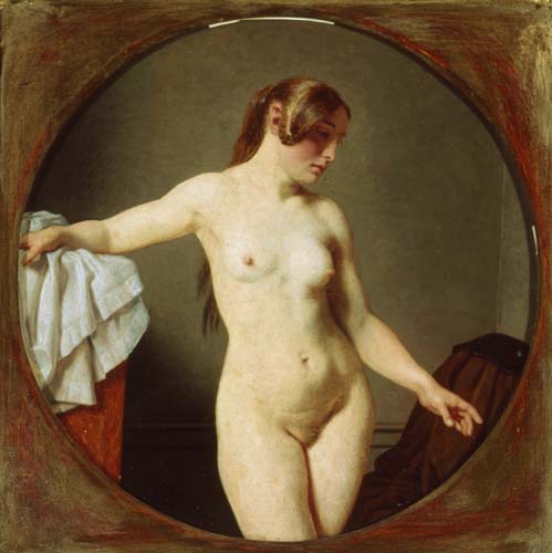 Female Model, Florentine, 1840 - Кристофер Вильхельм Эккерсберг