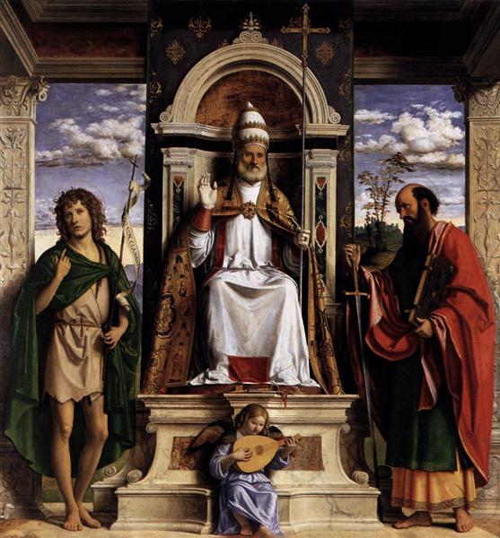 St. Peter Enthroned with Saints, 1515 - 1516 - Giovanni Battista Cima