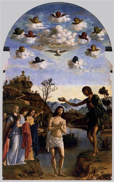 The Baptism of Christ, c.1493 - Чіма да Конельяно