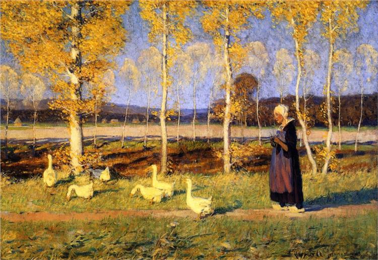 Brittany Goose Girl, 1908 - Clarence Gagnon