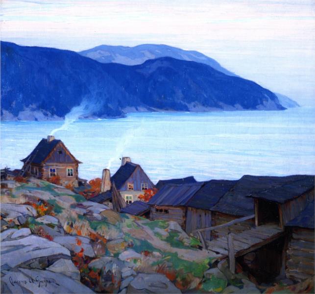 Evening on the North Shore, 1924 - Кларенс Ганьон
