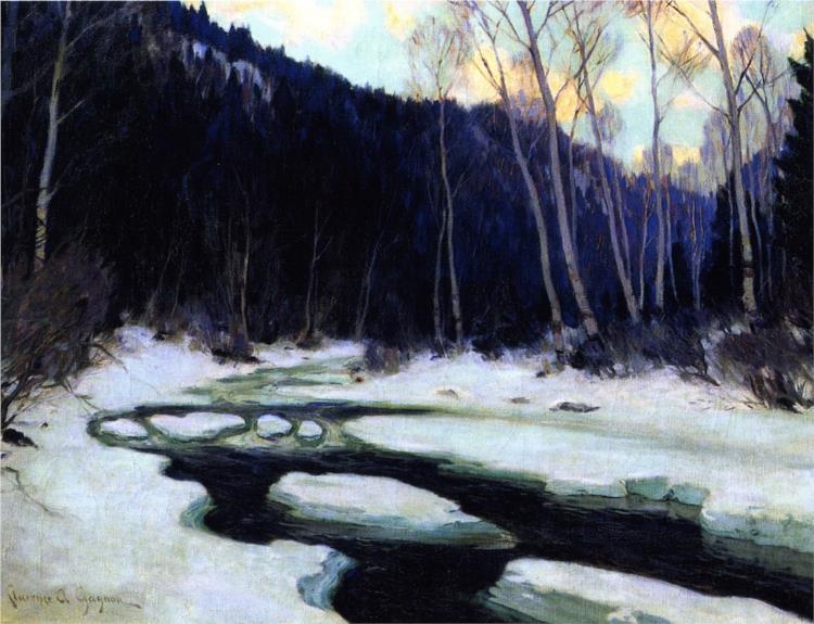 River Thaw, 1913 - Clarence Gagnon